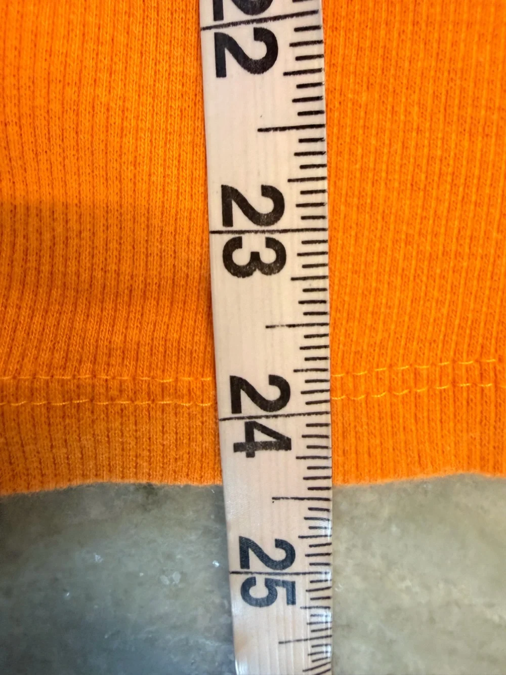 Magellan Outdoors Orange Ribbed Cotton Stretch Tank Top Medium